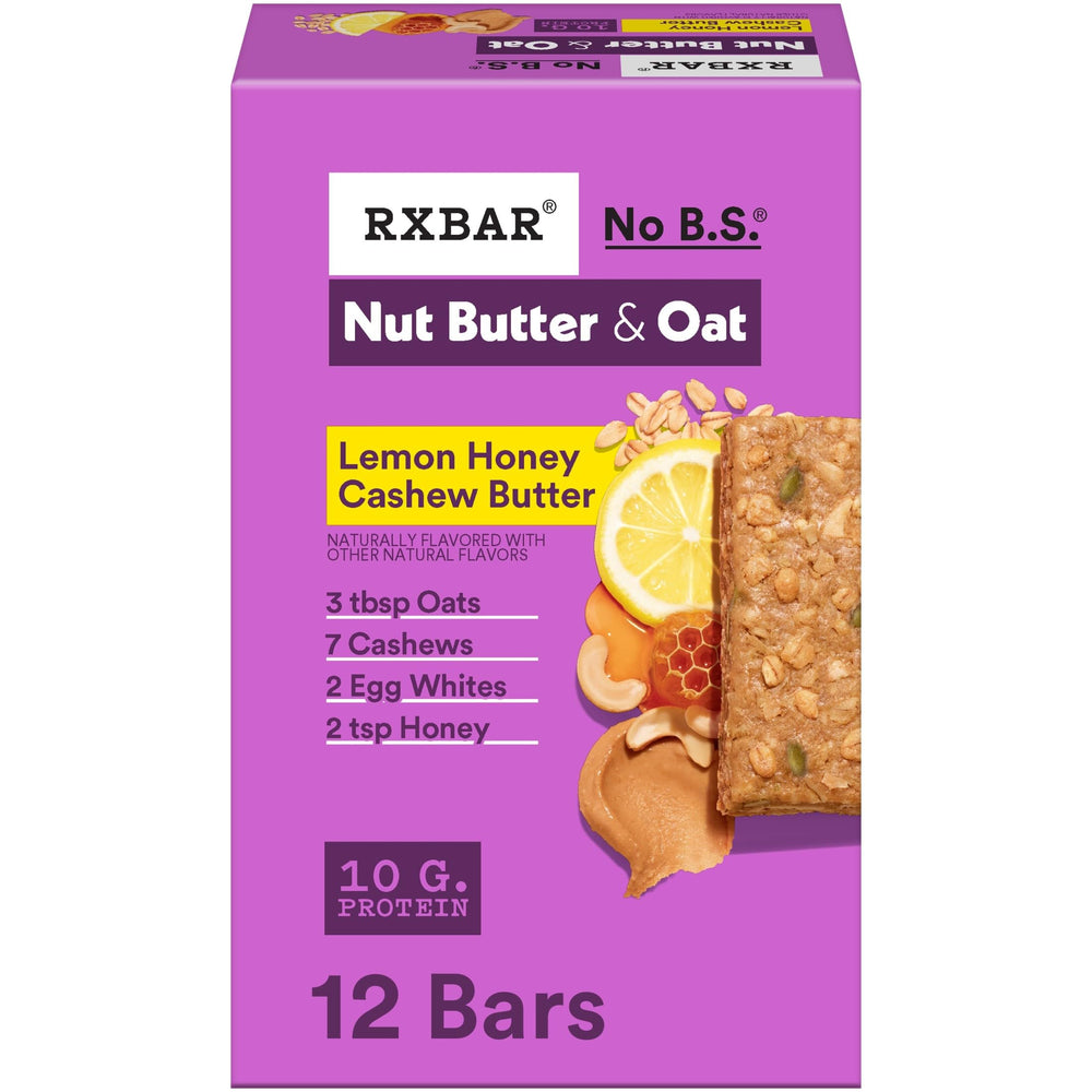 RXBAR Nut Butter and Oat bar packaging ready for on-the-go snacking