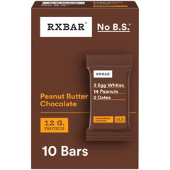 RXBAR Peanut Butter Chocolate bar, simple protein snack for on-the-go energy.