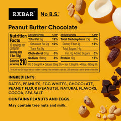 RXBAR protein bar with egg whites inside boosts daily protein.