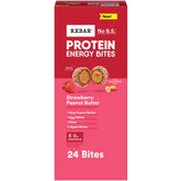 RXBAR Protein Energy Bites Strawberry Peanut Butter box top view for grab-and-go energy