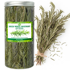 Rylenor dried rosemary sprigs in a 3oz pack with vibrant aroma, ideal for roasting