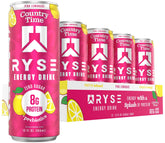 RYSE Country Time Pink Lemonade can front shows clean energy and bright flavor