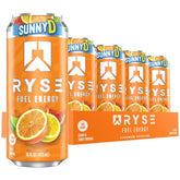 RYSE Fuel Energy Drink SunnyD Tangy Original can for a clean energy boost