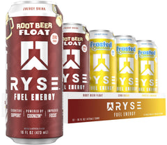 RYSE Fuel Energy Drink Variety Pack can for focused daytime energy and mental clarity.