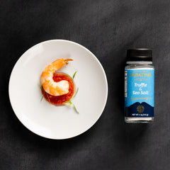 Sabatino Tartufi truffle salt textured sea-salt layer suggests premium quality.
