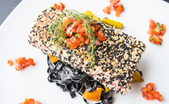 Sadaf black sesame seeds used in cookies and baking.