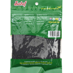 Sadaf black sesame seeds close-up roast reveals nutty aroma.