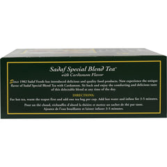 Sadaf Cardamom Tea Bags brewed cup with spicy comfort and depth.