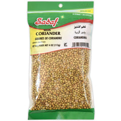 Sadaf Coriander seeds in resealable bag for fresh cooking flavor