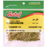 Sadaf green cardamom whole in resealable bag preserving aroma for coffee and cooking