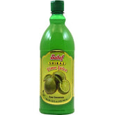 Sadaf Lime Juice Concentrate bottle adds bright tartness to dressings and marinades.