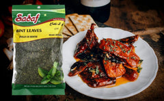 Sadaf dried mint leaves cut ready to enhance recipes with aroma.