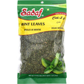 Sadaf mint leaves cut in a resealable pouch preserving aroma for cooking.