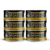 Safe Catch wild Ahi tuna in olive oil, rich flavor and high protein