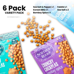 Saffron Road Korean BBQ chickpeas bag with bold, smoky flavors