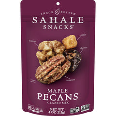 Sahale Snacks maple pecans glazed mix bag ready for on-the-go snacking
