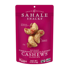Sahale Snacks pomegranate vanilla cashews glazed nuts for on-the-go flavor