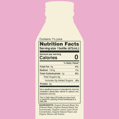 Saint James Iced Tea organic black tea label emphasizes non-GMO and gluten-free quality.