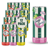Saint Spritz Virgins Amalfi citrus can showcases refreshing balance for sunny days.