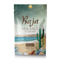Saltique Baja Sea Salt 1lb fine-ground crystals for hydration and flavor