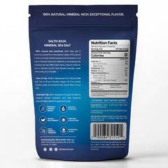 Saltix hand-harvested sea salt crystal collection highlights natural crystal texture.