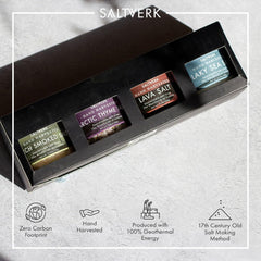 Saltverk birch smoked salt jar introduces smoky aroma and depth