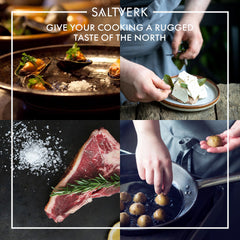 Saltverk Westfjords detail showcases traditional craft and natural purity.