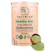 SaltWise Salicornia Green Salt bottle highlights plant-based umami with reduced sodium