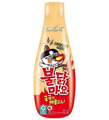 Samyang Bulldark spicy chicken roasted mayonnaise bottle for bold dipping and flavor.
