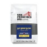 San Francisco Bay Bay Bridge Blend ground coffee aroma enhances morning ritual.