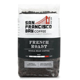San Francisco Bay Dark Roast bag showing bold aroma and rich flavor profile