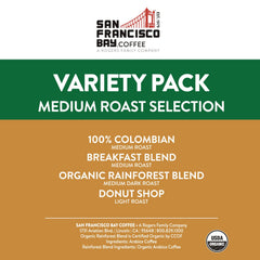 SAN FRANCISCO BAY 100% Colombian pod for a rich, balanced cup.