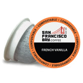 San Francisco Bay French Vanilla K-Cup pod for a smooth morning.