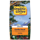 SAN FRANCISCO BAY Gorilla Decaf ground coffee bag with label, ready for daily use.