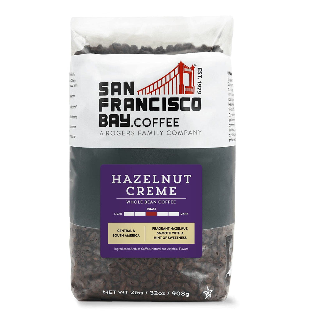 San Francisco Bay Hazelnut Creme 2lb bag ideal for daily brewing