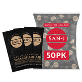 San-J tamari gluten-free packets on the go for quick meals