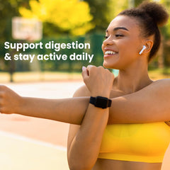 Sanar Naturals Nopal Flax Seed in a smoothie provides omega-3 support.