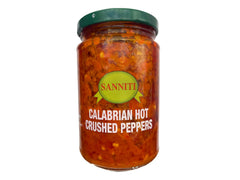 Sanniti Calabrian chili close-up showing chunky texture for recipes.