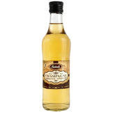 Sanniti Champagne Ardenne Vinegar bottle ready for use in dressings.