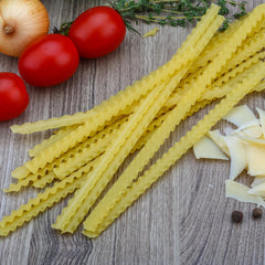Sanniti gluten-free pasta with corn and rice, uncooked.