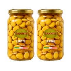 Sanniti Lupini beans jar — ready-to-eat, protein-packed snack.