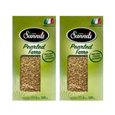 Sanniti pearled farro perlato pack-two bundles ready for family meals.
