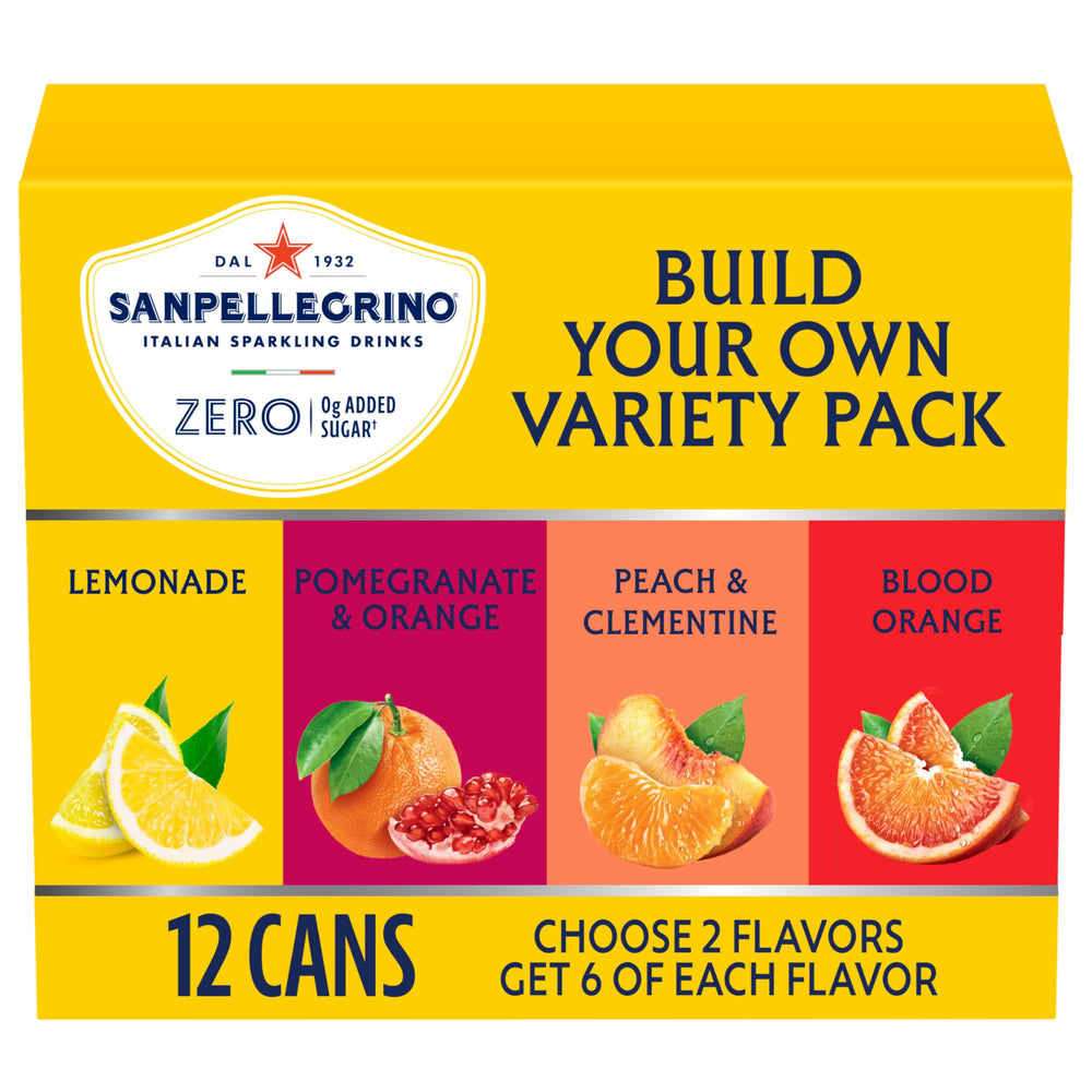 Sanpellegrino Zero Sugar Blood Orange can for a crisp, refreshing lift.