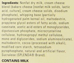 SANS SUCRE Chocolate Cheesecake Mousse dispense and serve demonstration