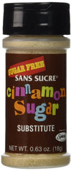 Sans Sucre Cinnamon Sugar Substitute jar with keto-friendly sweetness for snacks and beverages.