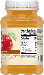 Santa Cruz Organic Apple Sauce jar pouring for easy recipe prep.