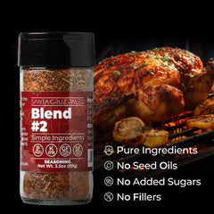 Steak seasoned with Santa Cruz Paleo Blend #2 for depth and color