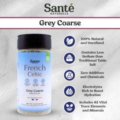 Sante Naturelle Celtic Salt sprinkled on roasted vegetables to boost flavor