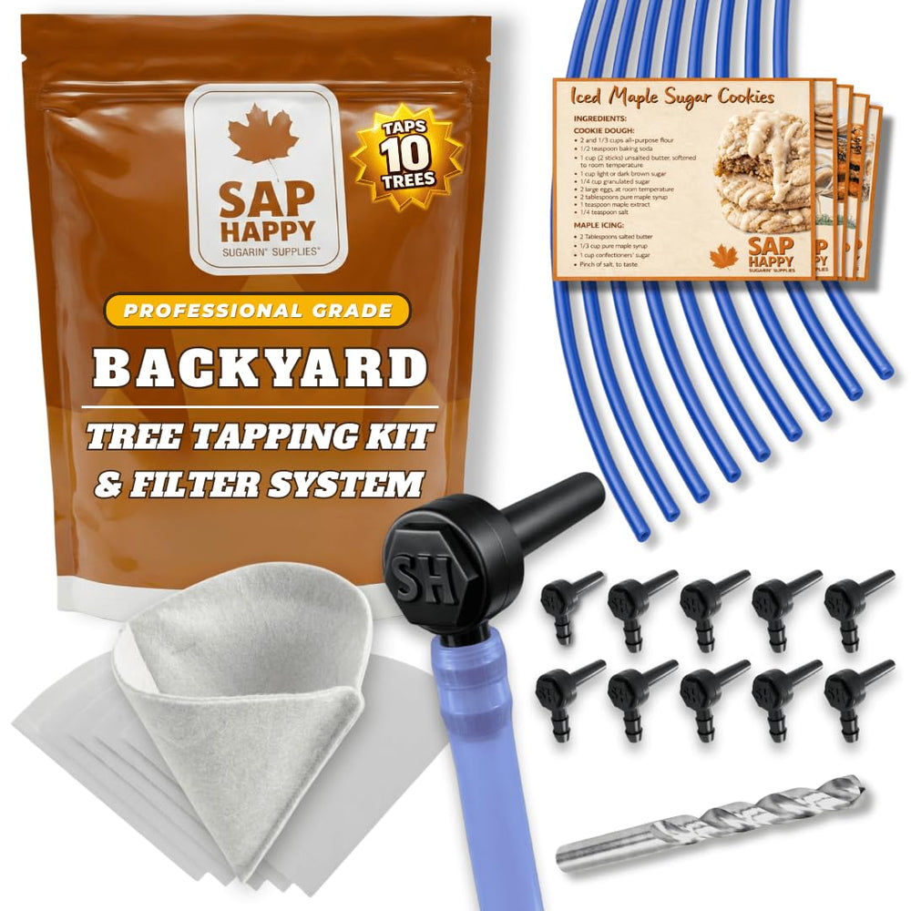 SAP HAPPY SUGARIN SUPPLIES maple spiles ready for a clean sap collection.