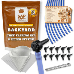 SAP HAPPY SUGARIN SUPPLIES maple spiles ready for a clean sap collection.